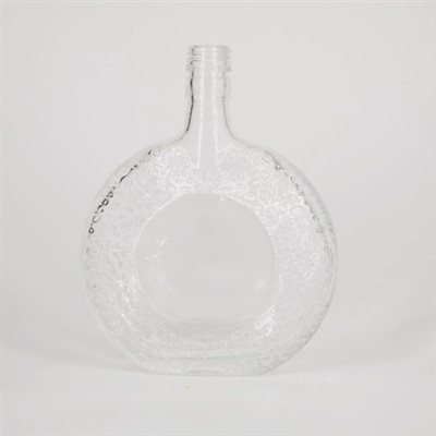 750 মিলি ওভাল হুইস্কি কাচের বোতল